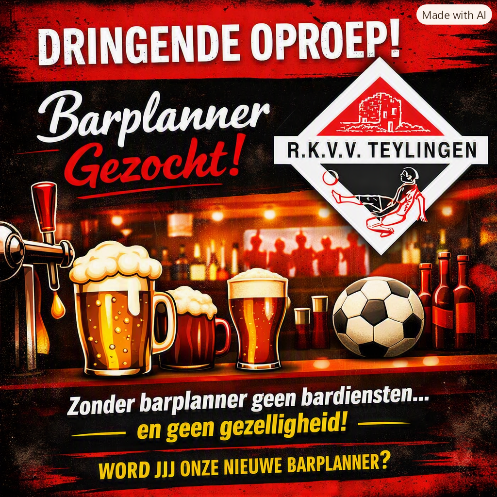 Het is écht vijf voor twaalf: barplanner gezocht