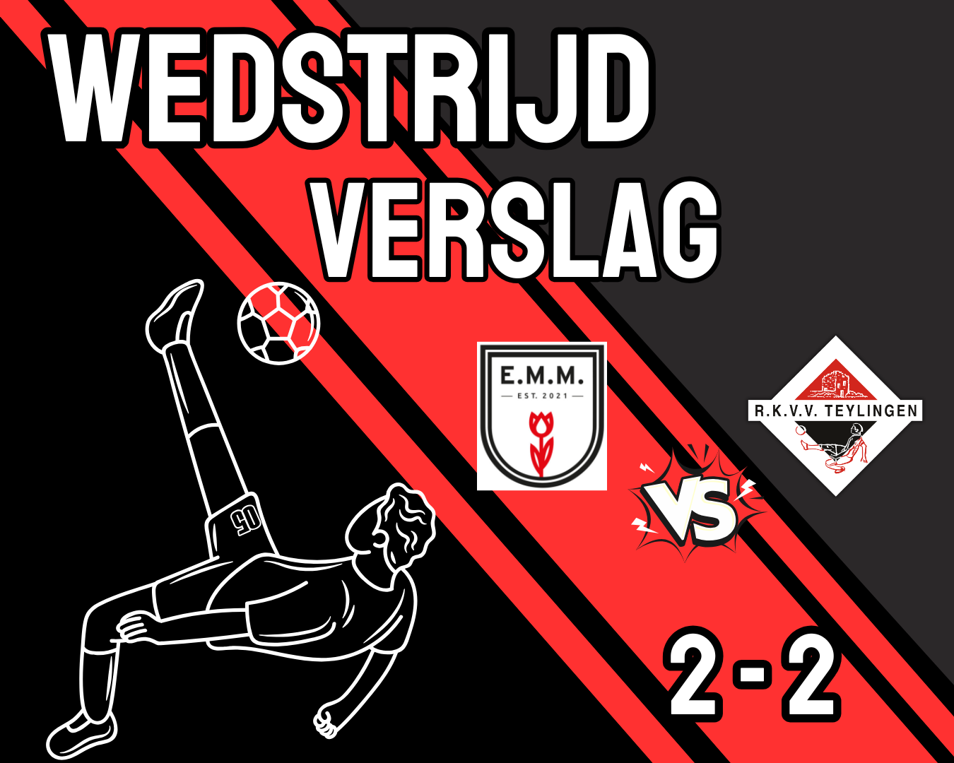 Teylingen in extremis langszij tegen EMM’21