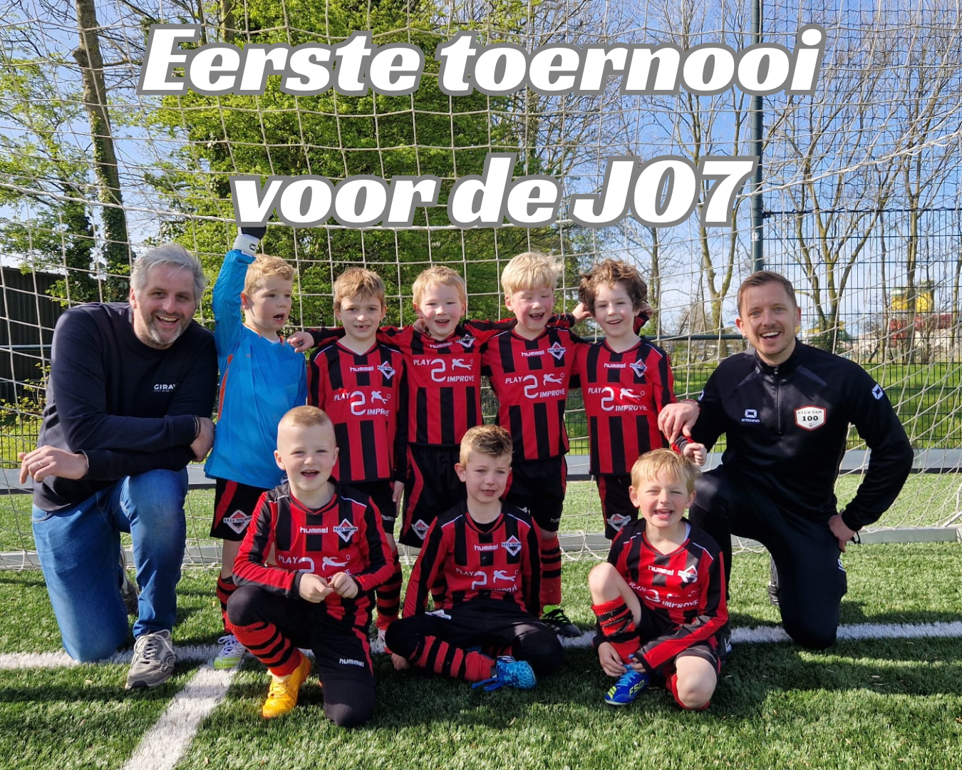 Eerste toernooi voor onze JO7!