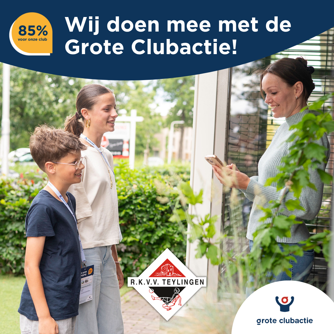 Zaterdag 19 september start de Grote Clubactie