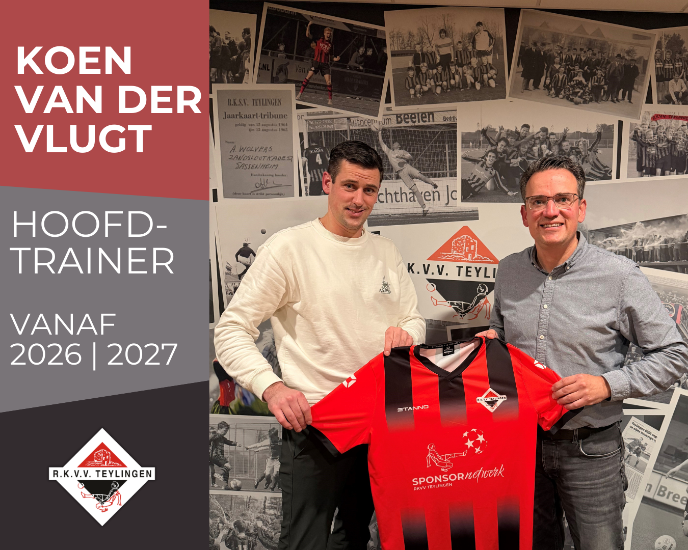 Koen van der Vlugt nieuwe Hoofdtrainer