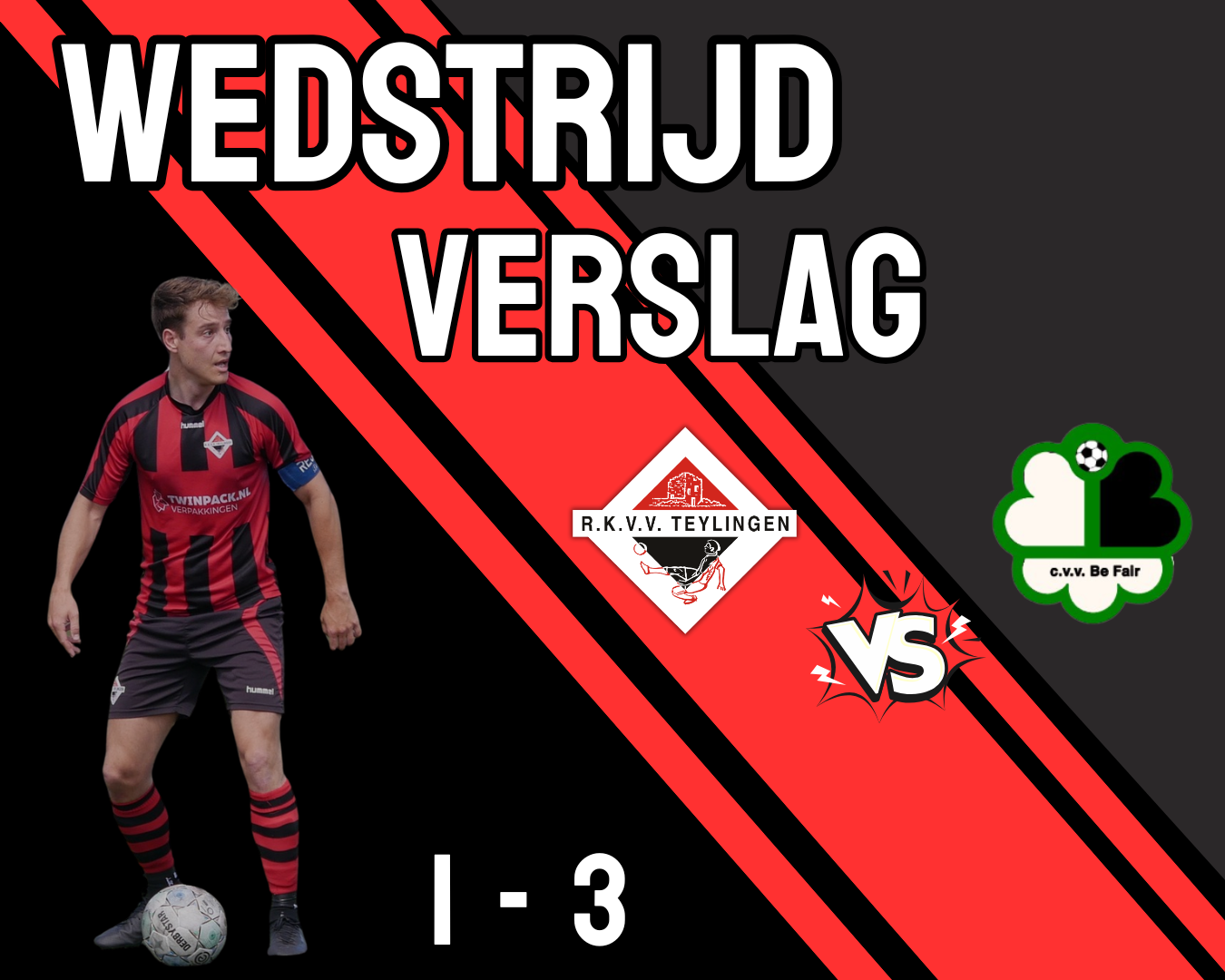 Zure én dure nederlaag tegen Be Fair