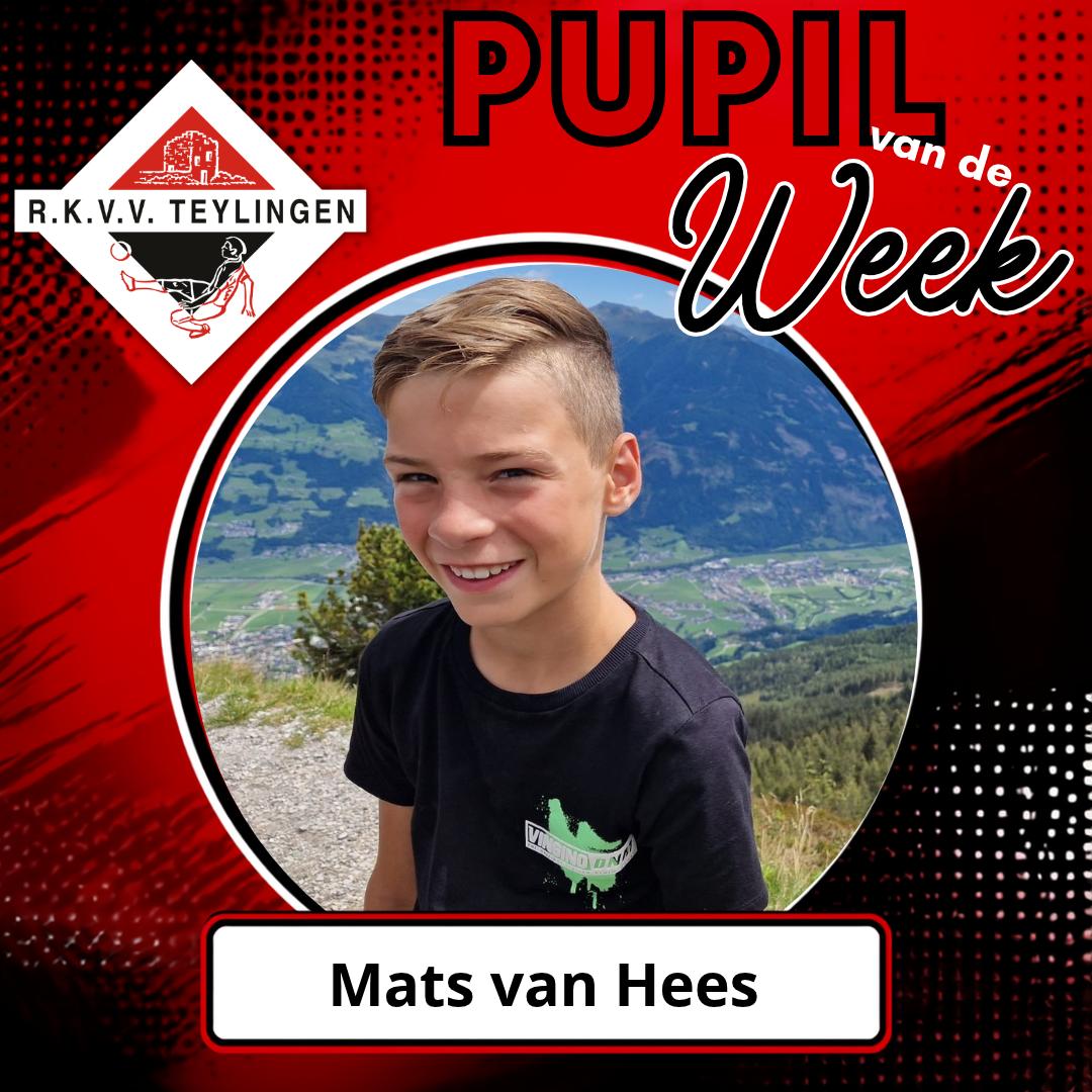 Pupil van de Week: Mats van Hees