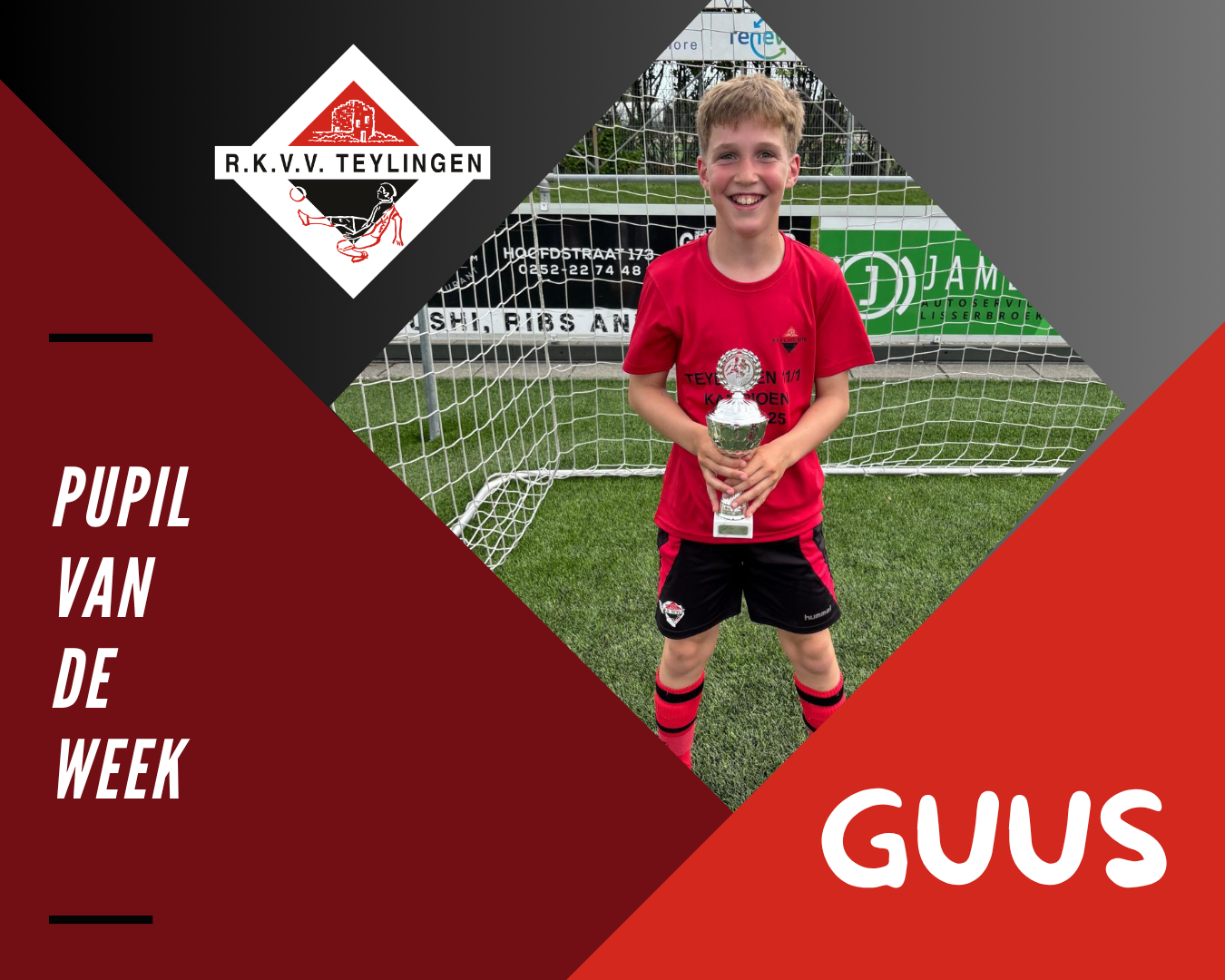 Guus Brands is Pupil van de Week