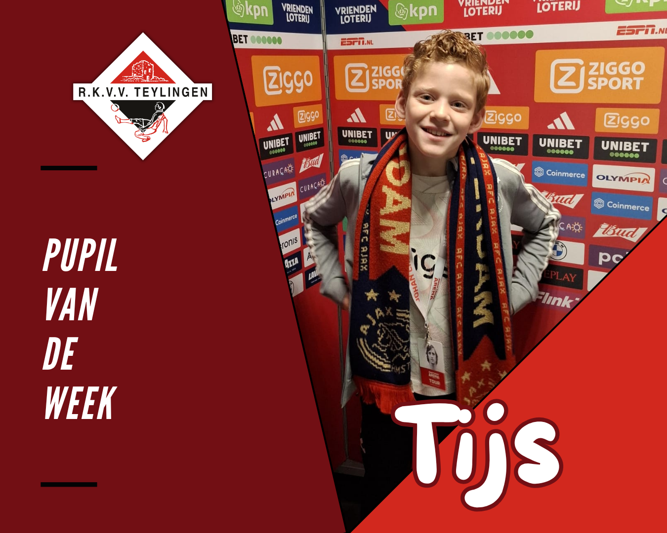 Tijs Koppier is Pupil van de Week