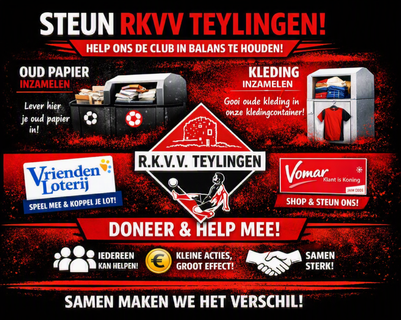 Help mee: kleine moeite, grote steun voor RKVV Teylingen