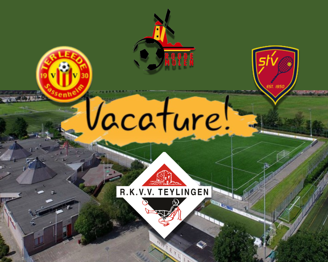 Vacature: Voorzitter Stichting Exploitatie Sportpark De Roodemolen
