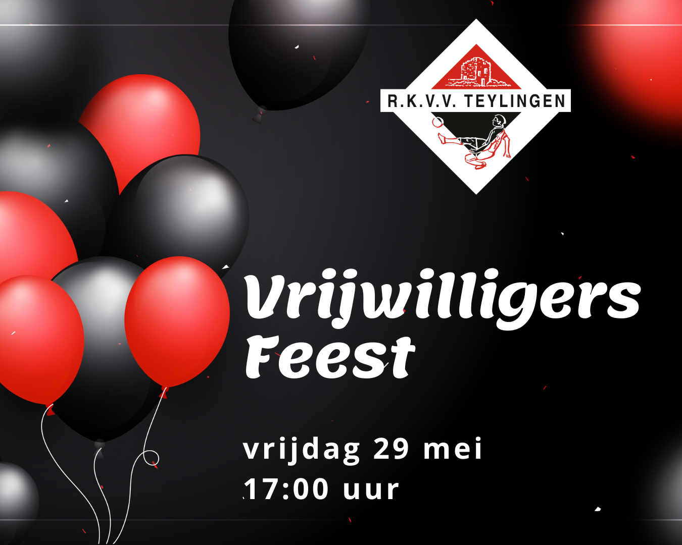 Vrijwilligersavond RKVV Teylingen – 29 mei